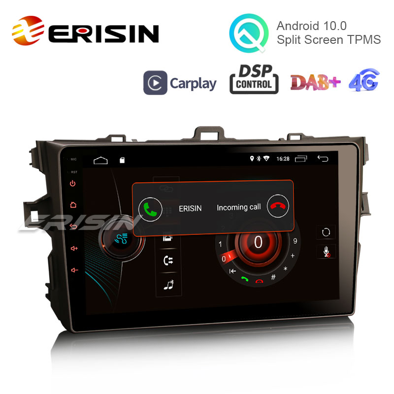 Erisin ES4297A 9 Android 10.0 Car Stereo for TOYOTA AURIS COROLLA ALTIS GPS  DAB+ CarPlay DSP Radio TPMS - Erisinworldwide