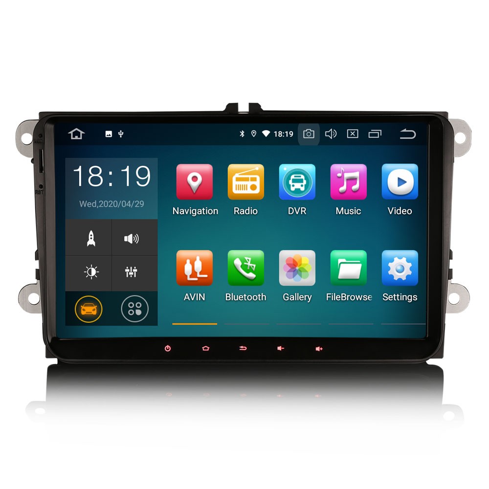 Erisin ES2655V 7 Android 10.0 Car Radio DVD GPS Sat 4G Wifi DSP for VW  Seat Skoda - Erisinworldwide