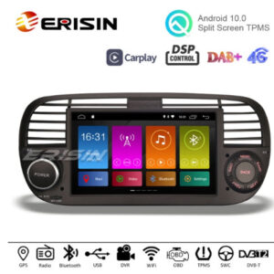 Erisin ES8909V 8-Kern 7 Android 12 Autoradio GPS CarPlay WiFi