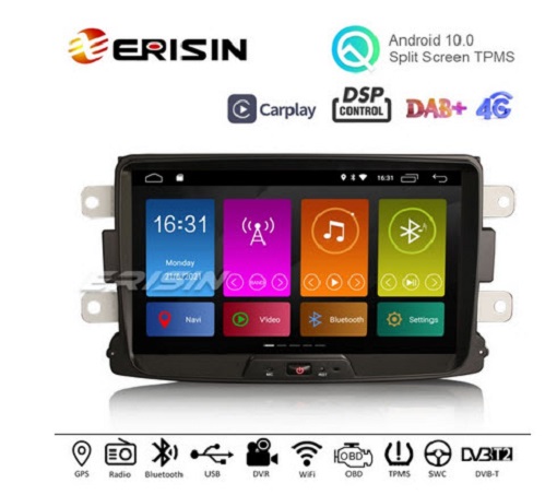 Erisin ES3129D 7 Android Car Stereo System GPS DSP Carplay Radio for  Renault/Dacia Duster Dacia Sandero Lada Xray 2 Dacia Logan Renault Captur  Dacia - Erisinworldwide