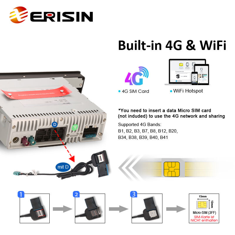Erisin 8-Core Bluetooth 5.0 Android 12 DVD Autoradio GPS Stéréo pour BMW  Série 5 E39 X5 E53 M5 7 Écran Tactile sans Fil CarPlay Android Auto Dab+  FM Radio DSP WiFi TPMS